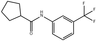 3'-TRIFLUOROMETHYLCYCLOPENTANECARBOXANILIDE Structure