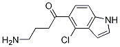 1-Butanone, 4-aMino-1-(4-chloro-1H-indol-5-yl)- 구조식 이미지