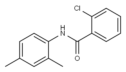 2-chloro-N-(2,4-dimethylphenyl)benzamide 구조식 이미지