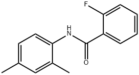 N-(2,4-dimethylphenyl)-2-fluorobenzamide 구조식 이미지
