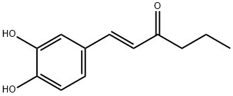 1-헥센-3-온,1-(3,4-디하이드록시페닐)-,(E)-(9CI) 구조식 이미지