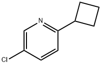 5-chloro-2-cyclobutylpyridine Structure