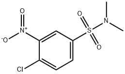 2-니트로클로로벤젠-4-(N,N-DIMETHYL)-SULPHONAMIDE 구조식 이미지