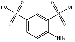 4-Amino-1,3-benzenedisulfonic acid 구조식 이미지