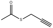 Ethanethioic acid, S-2-propyn-1-yl ester Structure