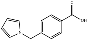 4-(1H-pyrrol-1-ylmethyl)benzoic acid Structure