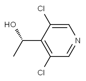 (S)- 1 -(3,5-Dichloropyridin-4-yl)ethanol Structure