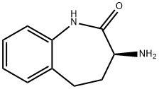(3S)-Amino-1,3,4,5-tetrahydro-2H-1-benzazepin-2-one Structure