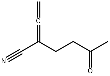 Hexanenitrile, 2-ethenylidene-5-oxo- (9CI) Structure
