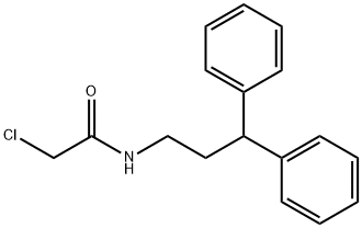 2-CHLORO-N-(3,3-DIPHENYLPROPYL)ACETAMIDE Structure