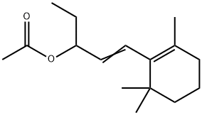 METHYL BETA IONYL ACETATE 구조식 이미지