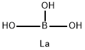 boron lanthanum(3+) trioxide Structure