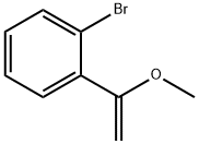 1-브로모-2-(1-메톡시-비닐)-벤젠 구조식 이미지