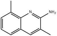 2-AMINO-3,8-DIMETHYLQUINOLINE 구조식 이미지