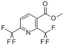 3-PYRIDINECARBOXYLIC ACID, 2,6-BIS(TRIFLUOROMETHYL)-, METHYL ESTER 구조식 이미지