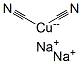 sodium dicyanocuprate Structure