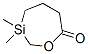 3,3-Dimethyl-1,3-oxasilepan-7-one Structure