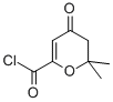 2H-PYRAN-6-CARBONYL CHLORIDE,3,4-DIHYDRO-2,2-DIMETHYL-4-OXO- Structure