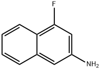 2-amino-4-fluoronaphthalene Structure