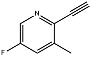 2-ethynyl-5-fluoro-3-Methylpyridine Structure