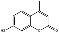 7-MERCAPTO-4-METHYLCOUMARIN Structure