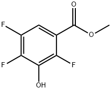 2,4,5-TRIFLUORO-3-HYDROXYBENZOIC ACID METHYL ESTER Structure