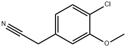 (4-CHLORO-3-METHOXYPHENYL)ACETONITRILE Structure