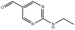 5-Pyrimidinecarboxaldehyde, 2-(ethylamino)- (9CI) 구조식 이미지