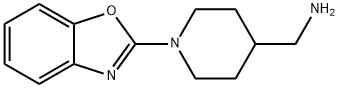 {[1-(1,3-Benzoxazol-2-yl)piperidin-4-yl]methyl}amine Structure