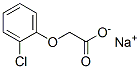 SODIUM-2-CHLOROPHENOXYACETATE Structure