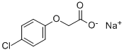 ?4-Chlorophenoxyacetic acid sodium salt Structure