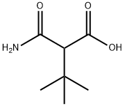 부탄산,2-(아미노카르보닐)-3,3-디메틸- 구조식 이미지