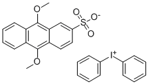 DIPHENYLIODONIUM-9 10-DIMETHOXY Structure