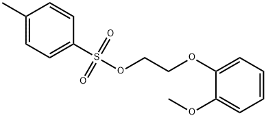 2-(2-Methoxyphenoxy)ethyl-4-methylbenzensulfonate 구조식 이미지