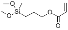 (3-ACRYLOXYPROPYL)METHYLDIMETHOXYSILANE 구조식 이미지