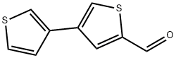 3,3′-Bithiophene-5-carboxaldehyde 구조식 이미지