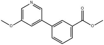 Methyl 3-(5-Methoxypyridin-3-yl)benzoate Structure