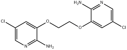 2-AMino-3-{2-[(2-AMino-5-chloropyridin-3-yl)oxy]ethoxy}-5-chloropyridine Structure