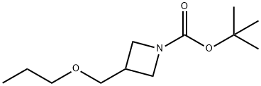 N-BOC-3-(PropoxyMethyl)azetidine Structure