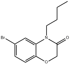 6-BroMo-4-butyl-2H-1,4-benzoxazin-3-one 구조식 이미지