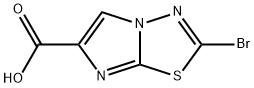 2-BroMoiMidazo[2,1-b][1,3,4]thiadiazole-6-carboxylic acid Structure