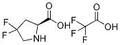(S)-4,4-Difluoropyrrolidine-2-carboxylic acid coMpound with 2,2,2-trifluoroacetic acid (1:1) Structure