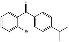 2-BROMO-4'-ISOPROPYLBENZOPHENONE Structure