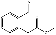 메틸2-브로모메틸페닐아세테이트 구조식 이미지
