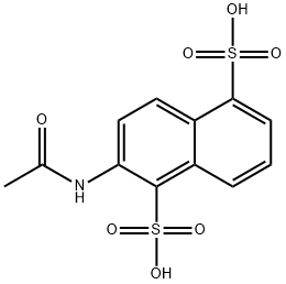 2-아세트아미도-1,5-나프탈렌디술포네이트 구조식 이미지