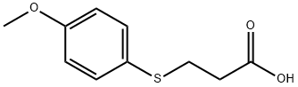 3-[(4-METHOXYPHENYL)THIO]PROPANOIC ACID Structure
