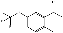 2-Methyl-5-(trifluoroMethoxy)acetophenone, 97% Structure