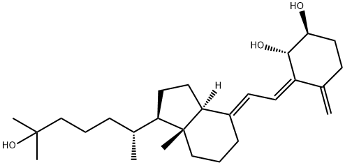 4α,25-Dihydroxy VitaMin D3 구조식 이미지