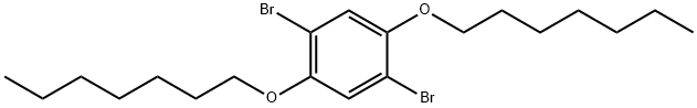 1,4-DIBROMO-2,5-DI(HEPTYLOXY)BENZENE Structure