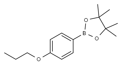 4-Propoxyphenylboronic acid pinacol ester 구조식 이미지